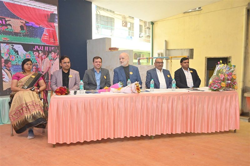 School representatives and guests seated at a school gathering