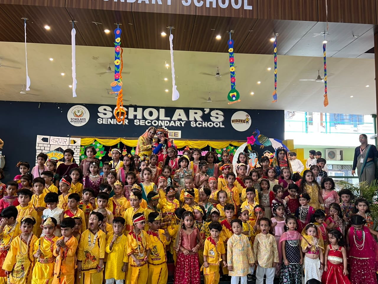 Janmashtami celebration at Scholar's Senior Secondary School
